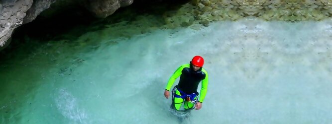 Trip Ferienhaus - Canyoning - Die Hotspots für Rafting und Canyoning. Abenteuer Aktivität in der Tiroler Natur. Tiefe Schluchten, Klammen, Gumpen, Naturwasserfälle.